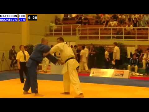 Judo Nordic Championships 2014: M-90: MATTSSON - NUORTEVA