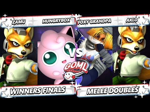 GOML 2025 WINNERS FINALS - Zamu & Hungrybox Vs. Foxy Grandpa & Aklo - Smash Melee - SSBM
