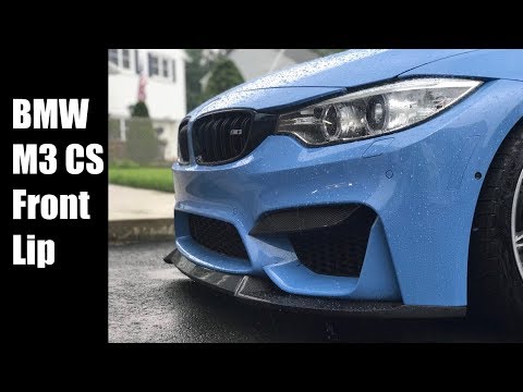 Installing a Carbon Fiber BMW CS Front Lip on an F80 M3 / F82 F83 M4