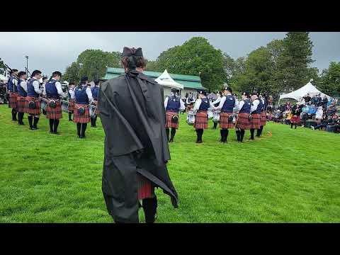 Simon Fraser University Pipe Band - Punch It Chewie! Medley, Victoria Highland Games 2024