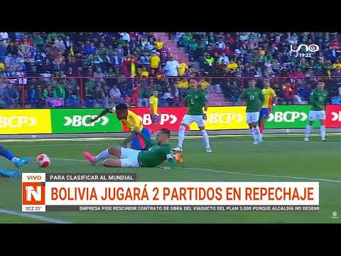 BOLIVIA JUGARÁ DOS PARTIDOS EN EL REPECHAJE