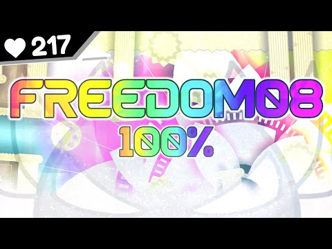 [🤍217] "Freedom08" | 100% (Extreme Demon) by Pennutoh - Geometry Dash 2.2