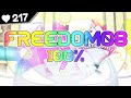 217 Freedom08 100 Extreme Demon By Pennutoh Geometry Dash 2 2