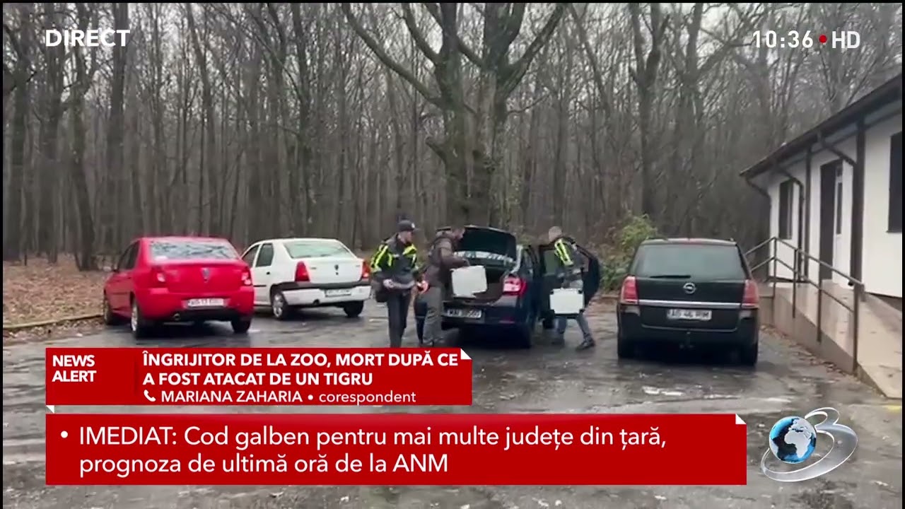 Un îngrijitor a fost ucis de tigru, la Grădina Zoologică Pitești