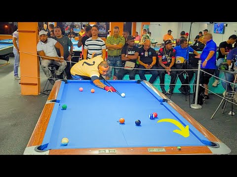 ¡Batalla épica en el Santo Domingo Open de Billar Bola 10: Rolón vs Arete en una carrera a 8 mesas!