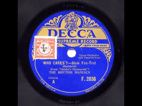 Rhythm Maniacs - Who Cares? (NORMAN PAYNE SOLOS)