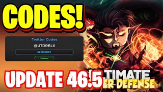 *DESHINIFIER* ALL NEW UPDATE 46.5 CODES FOR ULTIMATE TOWER DEFENSE! ULTIMATE TOWER DEFENSE CODES