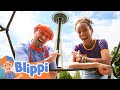 Blippi And Meekah Visit The Space Needle Playground Educational Videos For Kids