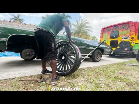Installing 26" DUB Wheels on this 74 Chevy Vert
