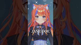 〖歌ってみた〗JANE DOE / 米津玄師.宇多田ヒカル〖猫屋敷美紅 / にじさんじ〗#shorts #歌ってみた #vtuber