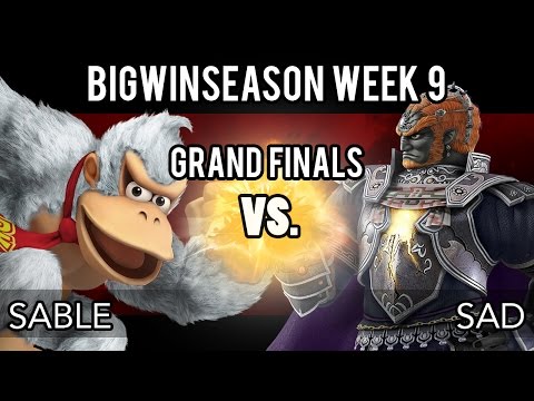 BigWinSeason Week 9 - Grand Finals - Sable (Donkey Kong) VS Sad (Ganondorf)