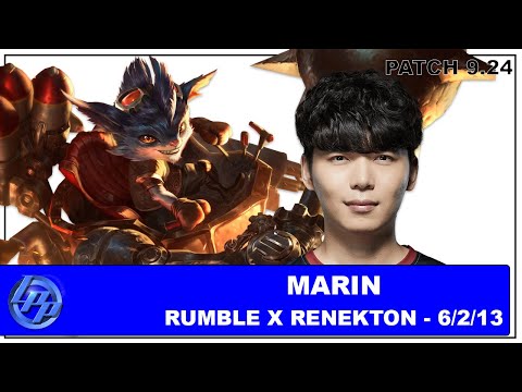 Marin(Rumble) vs Bilibili Kingen(Renekton) - Patch 9.24