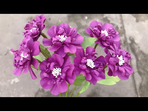 ABC TV | How To Make Paper Flower With Shape Punch #10 - Craft Tutorial