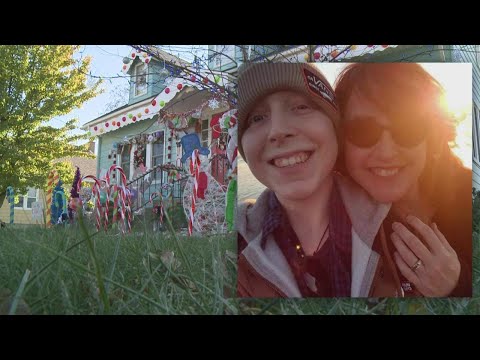 Family creates life-size gingerbread house in Spring Lake to spread happiness in honor of late son