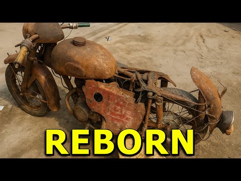 I Restored a 1980s Xingfu 250 Motorcycle From Total Rust to Glory in 10 Days