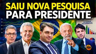 VIRADA DE JOGO NA PESQUISA PRESIDENTE 2026 HOJE FLÁVIO BOLSONARO, LULA, RENAN SANTOS E PABLO MARÇAL