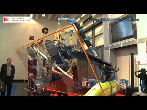 Chariot manuel porte-panneaux EZL ROLL - transport portatif avec ventouse sur batterie - charge 250kg_1