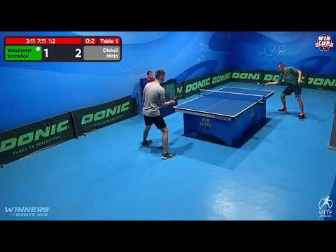 14:30 Volodymyr Samoilov 0 - 3 Oleksii Mitla West 3 WIN CUP 10.12.2022 | TABLE TENNIS WINCUP