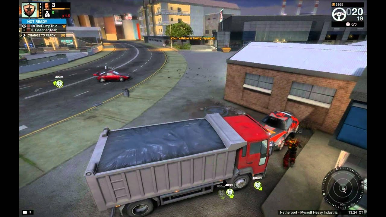 APB Reloaded Dump Truck vs Bishada Rapier + Nitro Boost 3