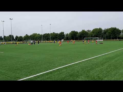 Doelpunt Dean 1e helft tegen Pancratius 26-6-2021