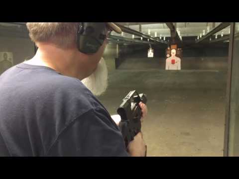 H&K G36.  It's a silly rifle, but it seems to work.