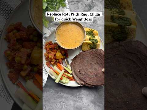 I replaced roti with this and lost 5kg in 1 month. #weightloss #millets #lunchideas #dinner #lunch