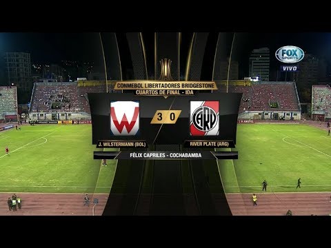 Jorge Wilstermann 3-0 River Plate - Resúmen y Goles. Cuartos de final - Copa Libertadores.