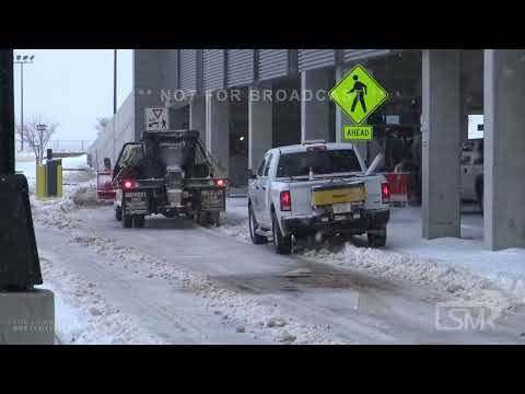 02-02-2022 Wichita, KS - Horrible Road Conditions - Accidents - Snow Cleanup