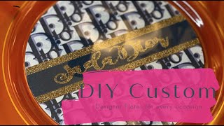 #8 DIY Custom Designer Plates