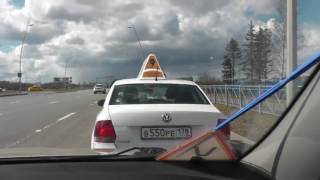 Автонакат - Уважение к  начинающим водителям из Тюмени ...От Санкт- Петербурга.