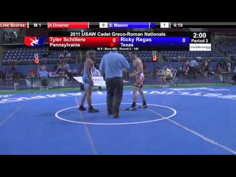 Cadet Greco 140 - Tyler Schillero (PA) vs. Ricky Regas (TX)