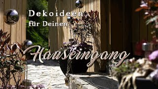 Praktische Hauseingangsdeko DIY | Töpfe die in den Garten wandern