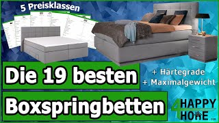 Boxspringbett kaufen 2020 ➡️ Die 19 besten Boxspringbetten im Vergleich [5 Preisklassen]