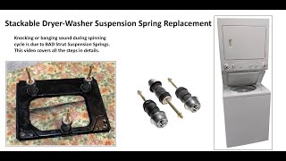Stackable Dryer-Washer Suspension Spring Replacement