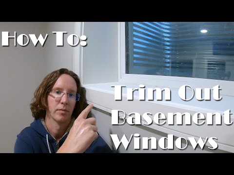 Basement Windows: How to Trim them out
