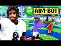 I Gave Lamar Jackson AIM BOT In Ultimate Football HACKS