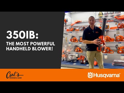 Introducing the Husqvarna 350iB Leaf Blaster