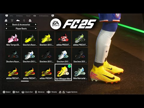 EA SPORTS FC 25: ALL BOOTS IN THE GAME (NIKE, ADIDAS, PUMA, NB & UA)