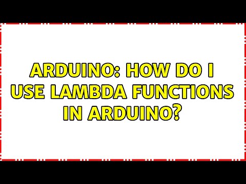 Arduino: How do I use lambda functions in Arduino?