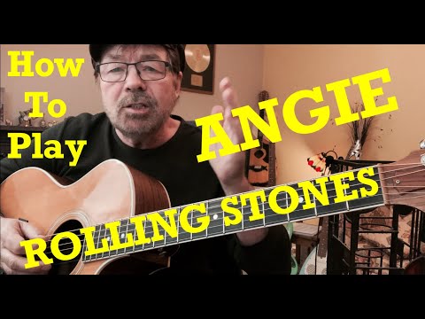 How To Play ANGIE - Rolling Stones (Plus FREE chord charts!)