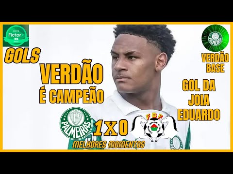 PALMEIRAS ALREADY CHAMPIONS IN 2026 | PALMEIRAS 1X0 BURKINA FASO TEAM | FICTOR CUP U-17 - 2026 |