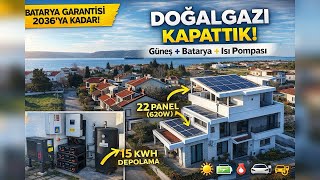 Çanakkale’de Enerji Canavarı Kurduk: 15kW Hibrit İnverter + Batarya + 
