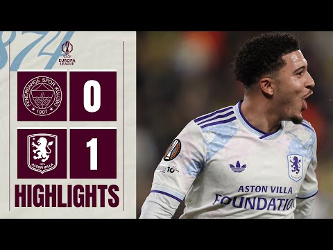 SANCHO gets his first for VILLA | Fenerbahçe 0-1 Aston Villa | Europa League Highlights