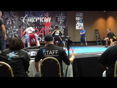 FKB Kyle Petrosky vs Bring It Harper Ortice Men's Team Fights Semi-Finals at NAIKC Nationals 2016