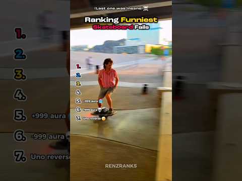 Ranking Funniest Skateboard Fails