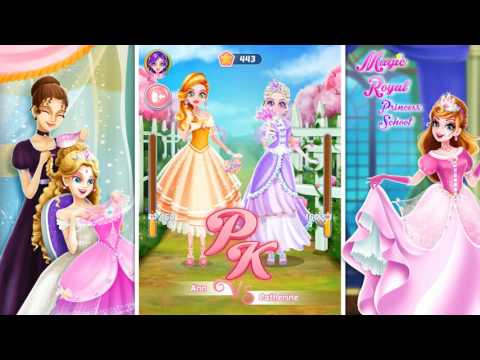 Magic Royal Princess School - Girl Dress Up Video