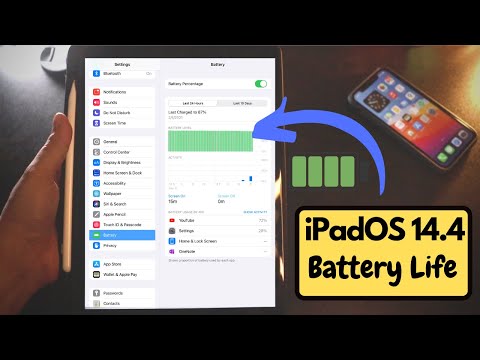 iPadOS 14.4 Battery Life on iPad 8th Generation - After a Month !