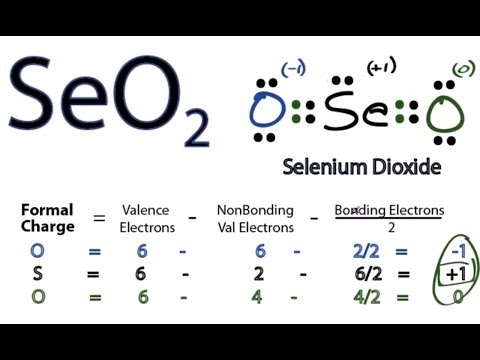 SeO2 Lewis Structure - How to Draw the Lewis Structure for SeO2