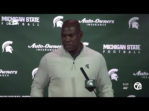 Mel Tucker received plenty of text messages after Michigan State’s win over Michigan