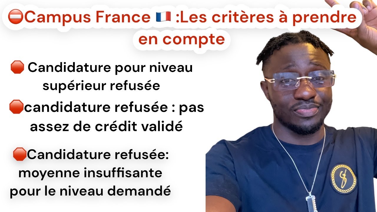 Comment choisir le bon Niveau d'études pour éviter des refus Campus France🇫🇷